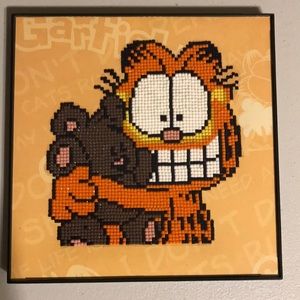 Garfield 8x8 finished diamond dot picture
